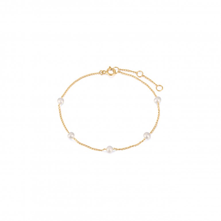 Pearl Gold Bracelet