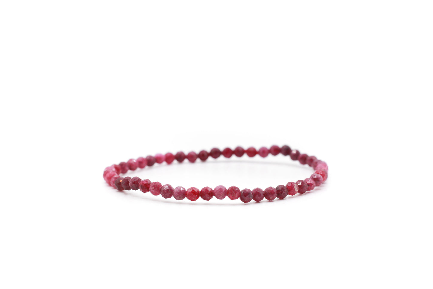 Faceted Ruby Bracelet