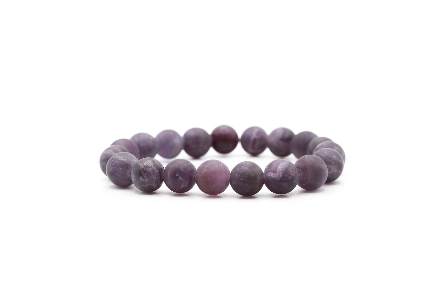 Amethyst Frosted Bracelet