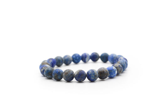 Lapis Lazuli Frosted Bracelet