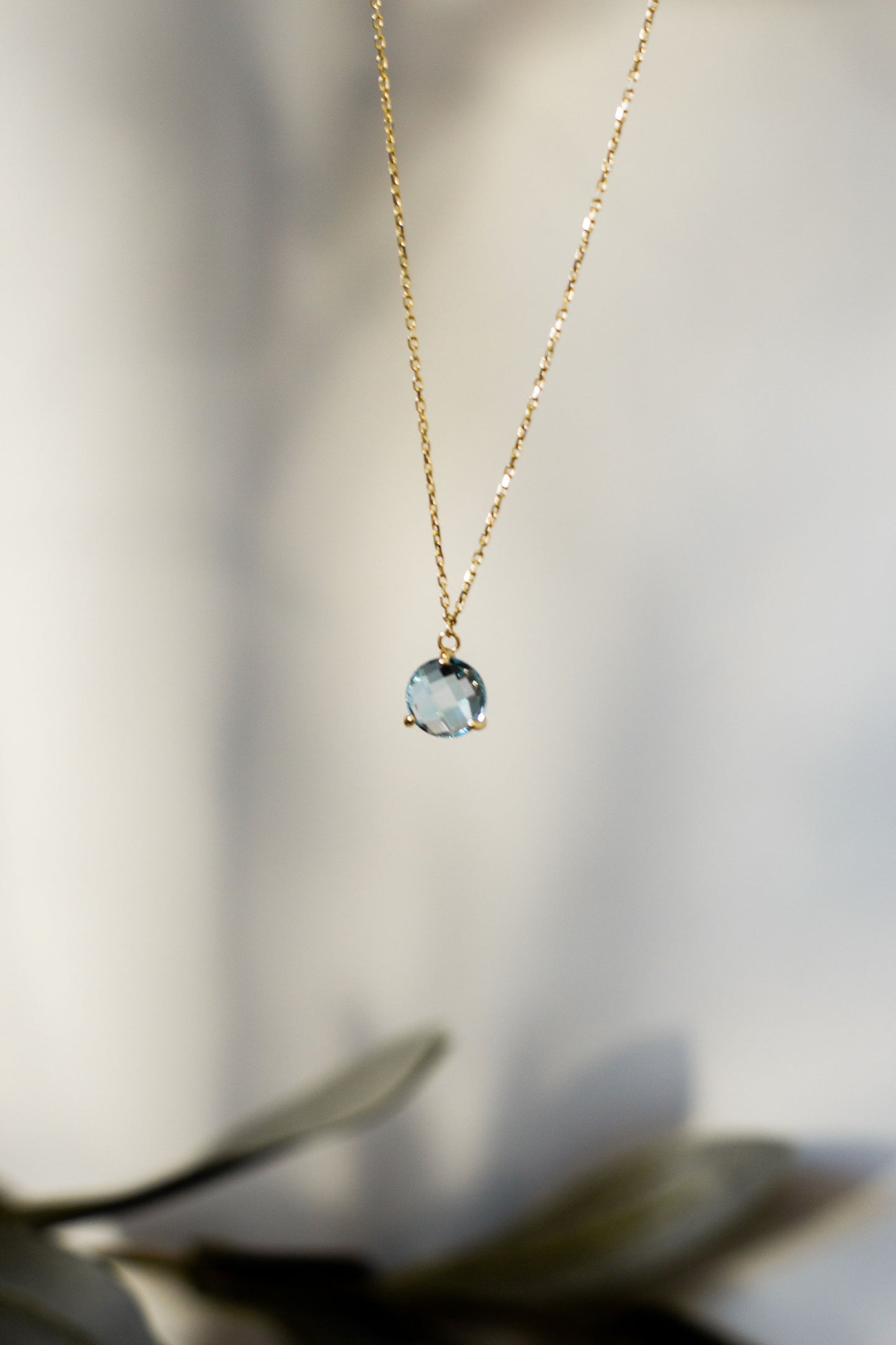 Blue Topaz Necklace