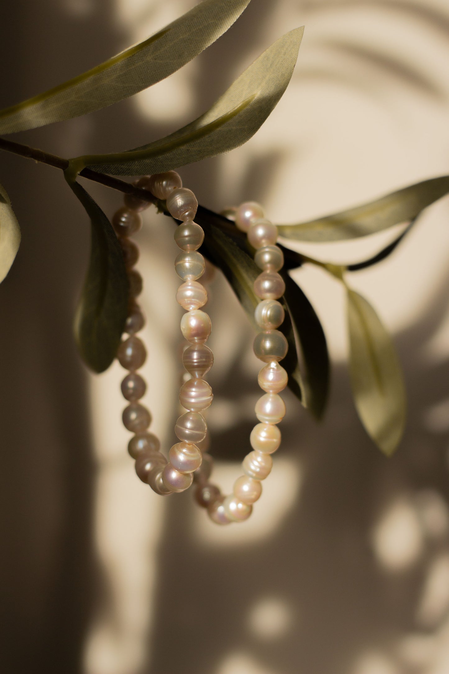 White Freshwater Pearl Bracelet