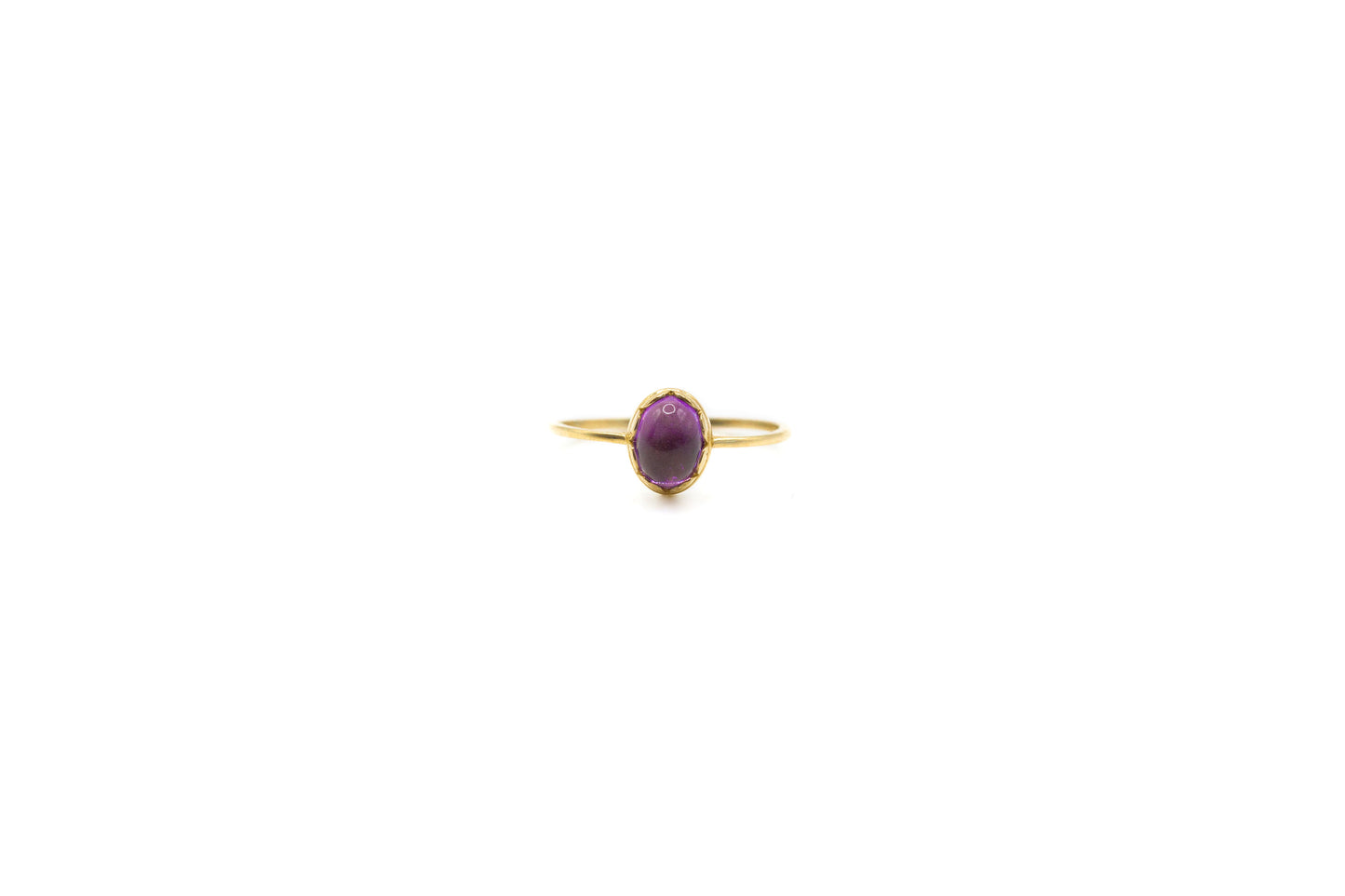 Amethyst Oval Ring