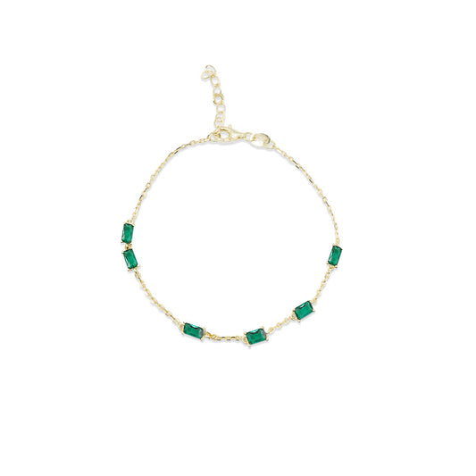 Green Cubic Zirconia Bracelet